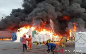 Kebakaran Gedung PT Sriboga di Semarang: Api Sudah Dipadamkan, Tidak Ada Korban Jiwa
