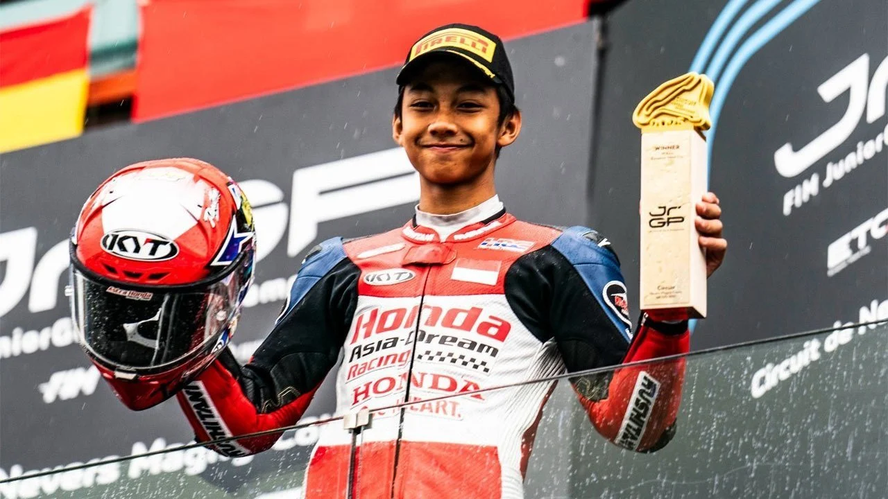 Kiandra Ramadhipa Meningkatkan Posisi di Klasemen Moto3 Junior 2026