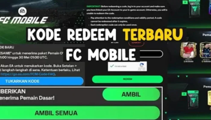 Kode Redeem FC Mobile dan Free Fire Terbaru: Klaim Hadiah Spesial Akhir Bulan