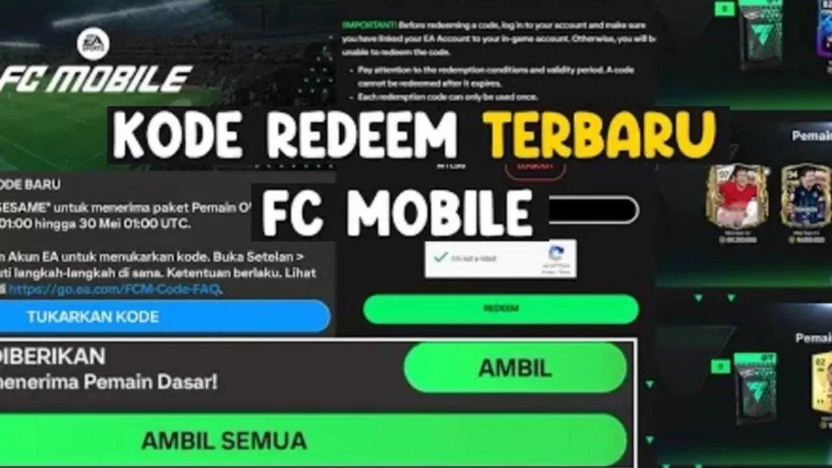 Kode Redeem FC Mobile dan Free Fire Terbaru: Klaim Hadiah Spesial Akhir Bulan