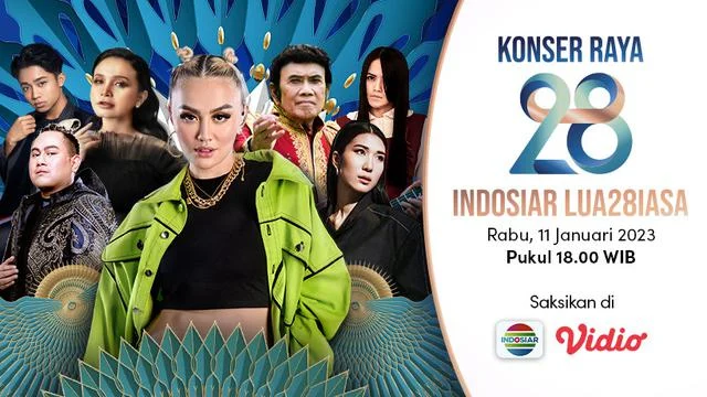 Live Indosiar: Konser Raya 28 Tahun dan Jadwal Bola Terkini