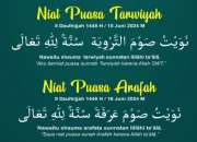 Mengenal Niat dan Tata Cara Puasa Tarwiyah dan Arafah Menjelang Idul Adha
