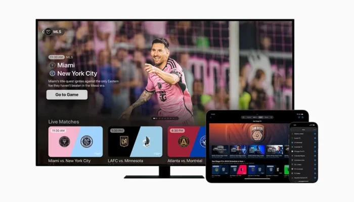 MLS Match on Apple TV Shot Entirely on iPhone 17 Pro