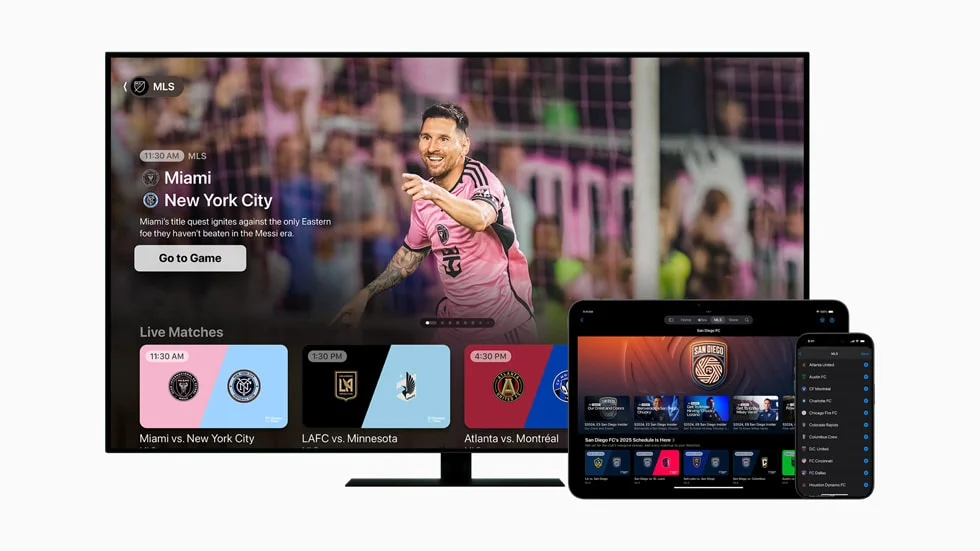 MLS Match on Apple TV Shot Entirely on iPhone 17 Pro