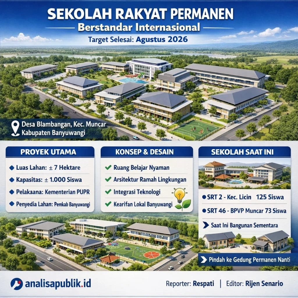 Pembangunan 93 Sekolah Rakyat Permanen Ditargetkan Rampung Juni 2026