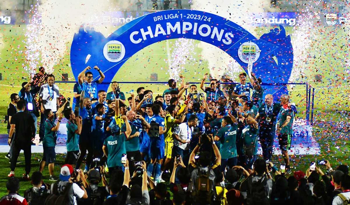 Persib Bandung Raih Gelar Juara Liga 1 Indonesia untuk Ketiga Kalinya