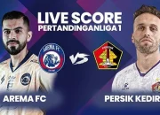 Persik vs Arema: Derbi Jatim Memanas, Persik Kediri Menang 3-2 dan Kembali ke Jalur Kemenangan