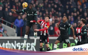 Pertandingan Liga Inggris: Liverpool Vs Brentford Berakhir Imbang
