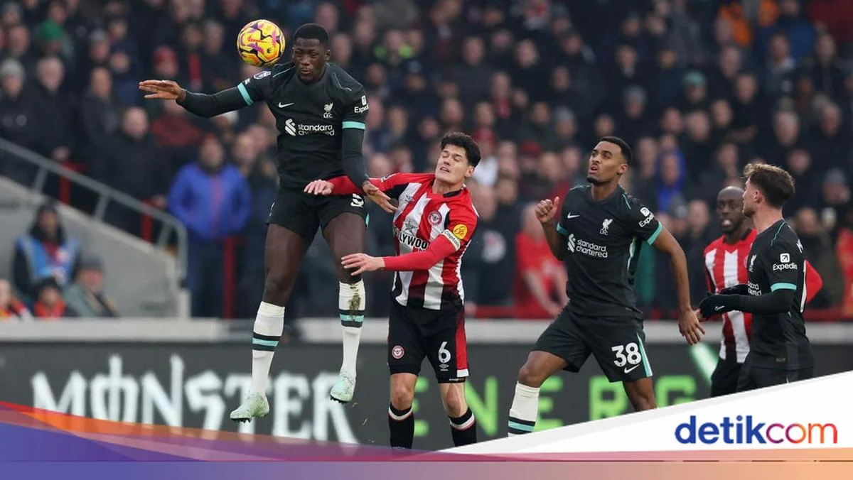 Pertandingan Liga Inggris: Liverpool Vs Brentford Berakhir Imbang