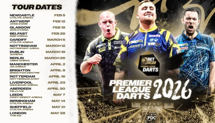Premier League Darts 2026 dan Berita Olahraga Lainnya
