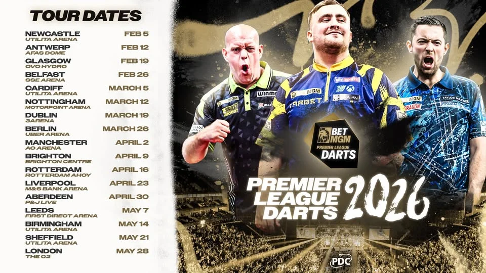 Premier League Darts 2026 dan Berita Olahraga Lainnya