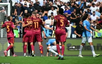 Roma vs Lazio: Mancini Menjadi Pahlawan dengan Gol Ganda di Derby