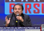 Roy Suryo Kembali Bersuara: Dari Omongan Sendiri Hingga Sentuhan Damai, Tanpa Minta Maaf pada Jokowi