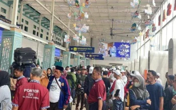 Stasiun Pasar Senen Jadi Pusat Pemudik saat Libur Panjang Iduladha