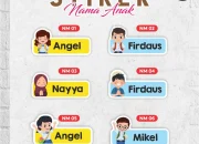 Tren Membuat Stiker Nama Anak dengan Bantuan AI, Ini 7 Prompt yang Bisa Dicoba