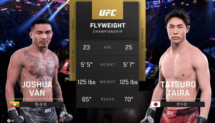 UFC Power Rankings: Joshua Van Naik ke Posisi 9 Setelah Mengalahkan Tatsuro Taira