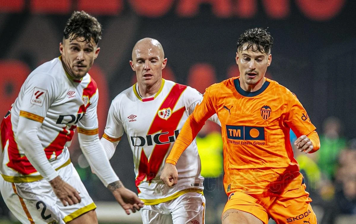 Valencia dan Rayo Vallecano Berbagi Poin di Mestalla