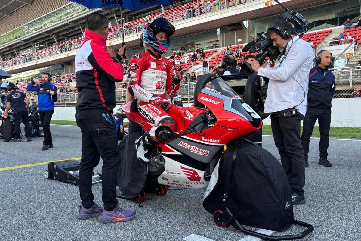 Veda Ega Pratama Mencuri Perhatian di Practice Moto3 Mugello 2026