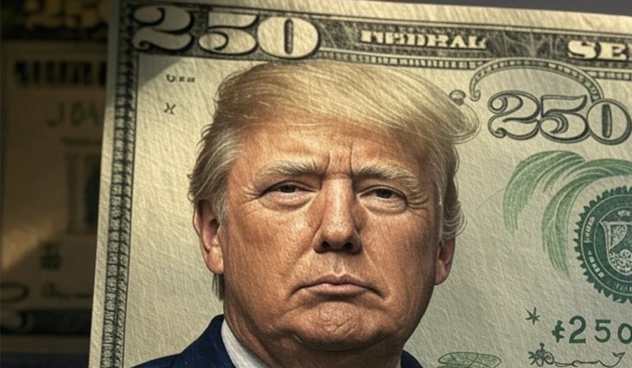 Wajah Donald Trump Akan Terpampang di Uang Pecahan USD 250?