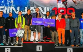 Zairan Li Cetak Rekor Tercepat Rinjani 100, Dominasi Pelari Indonesia Guncang Ajang Internasional