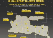 BMKG Prakiraan Cuaca Jawa Timur dan Depok Hari Ini, Selasa 30 Juni 2026
