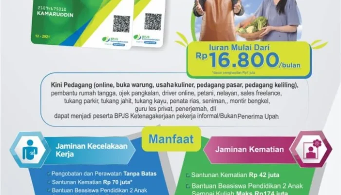 BPJS Ketenagakerjaan Perluas Perlindungan Sosial Bagi Pekerja Sektor Informal
