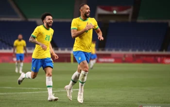 Brasil Menang Tipis Atas Mesir, Cedera Wesley Franca Jadi Tanda Tanya