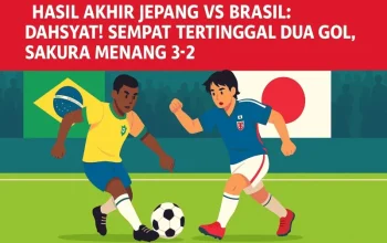 Brazils Comeback Kejutan: Dua Gol di Menit Akhir Mengalahkan Jepang
