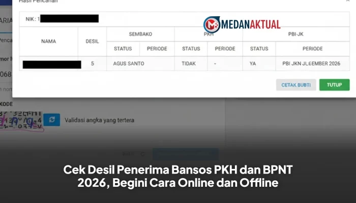 Cara Cek Desil Bansos 2026 dan Penerima PKH BPNT, Simak Penjelasannya