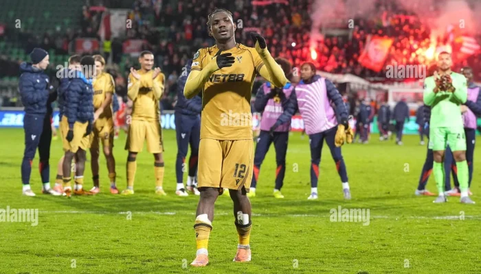 Christantus Uche Pemenang UEFA Conference League Goal of the Season