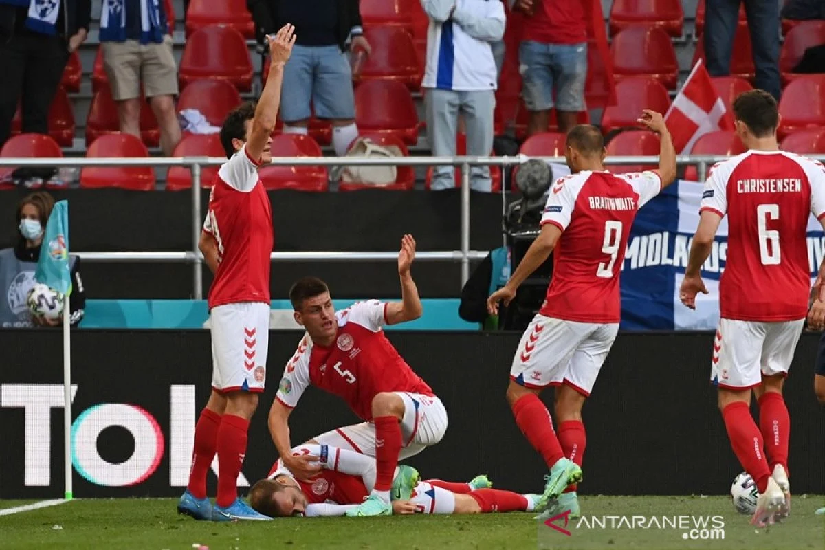 Christian Eriksen Kolaps di Lapangan, Laga Denmark vs Ukraina Dibatalkan