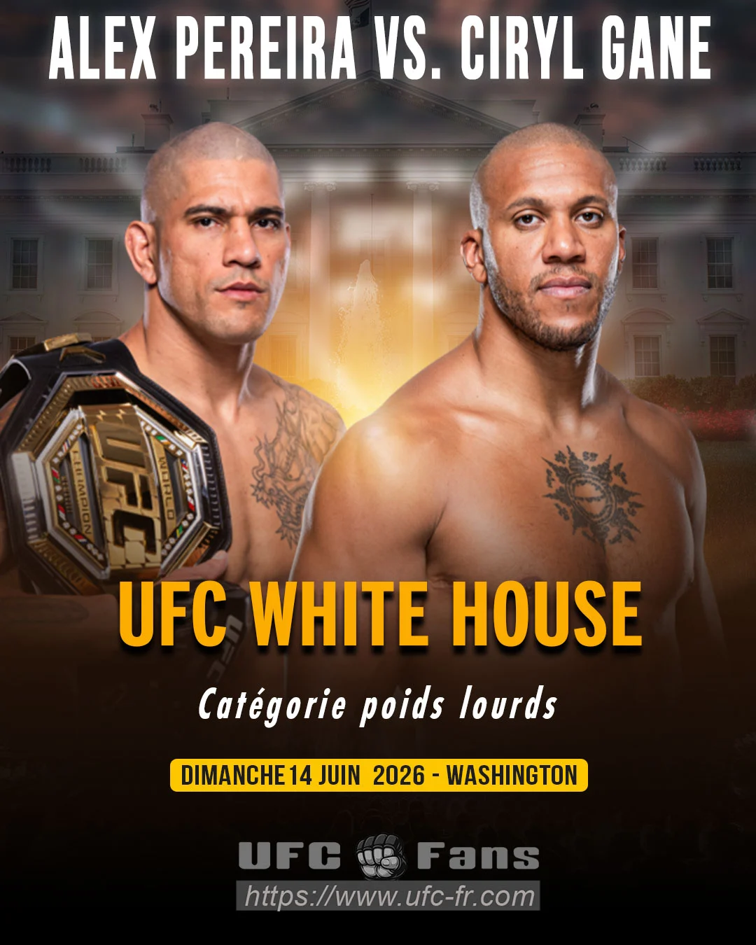 Ciryl Gane Mengalahkan Alex Pereira di UFC Freedom 250