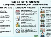 Gaji ke-13 PNS 2026: Ini Nominal dan Ketentuan Pembayarannya