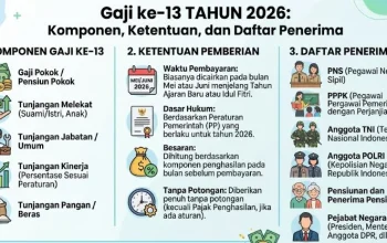 Gaji ke-13 PNS 2026: Ini Nominal dan Ketentuan Pembayarannya