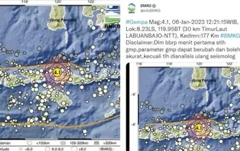 Gempa Bumi Terbaru di Indonesia: Labuanbajo Diguncang Gempa 5,3 Magnitudo