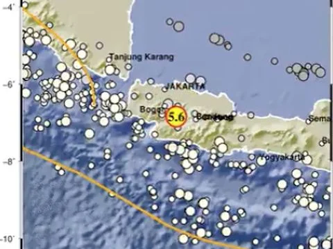 Gempa Bumi Terkini: Indonesia Diguncang Gempa 5,6 M dan Prakiraan Cuaca Jakarta