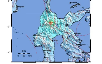 Gempa Dangkal Mengguncang Kabupaten Sigi, Sulawesi Tengah