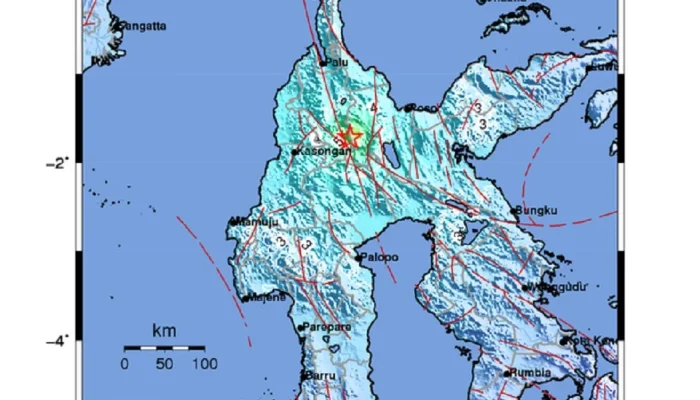 Gempa Dangkal Mengguncang Kabupaten Sigi, Sulawesi Tengah