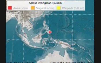 Gempa M 7,7 Filipina: 218 Gempa Susulan Terjadi, Potensi Tsunami Dinyatakan Tidak Berpotensi
