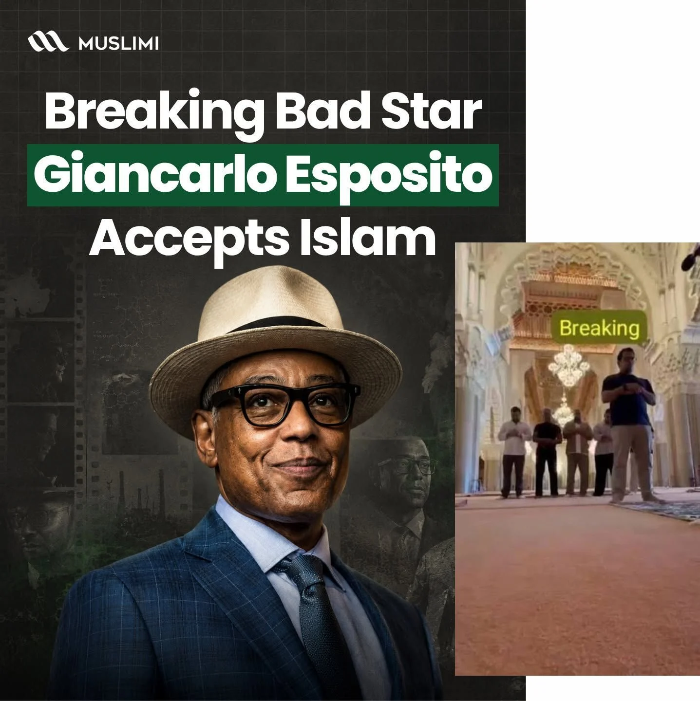 Giancarlo Esposito, Bintang Breaking Bad, Memeluk Agama Islam