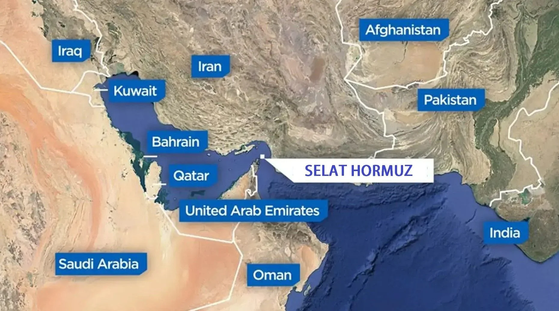 Harga Minyak Dunia Melonjak Tajam Setelah Iran Tutup Selat Hormuz