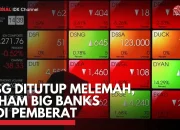 IHSG Ditutup Lesu di 5.886, Saham Big Caps Jadi Penekan