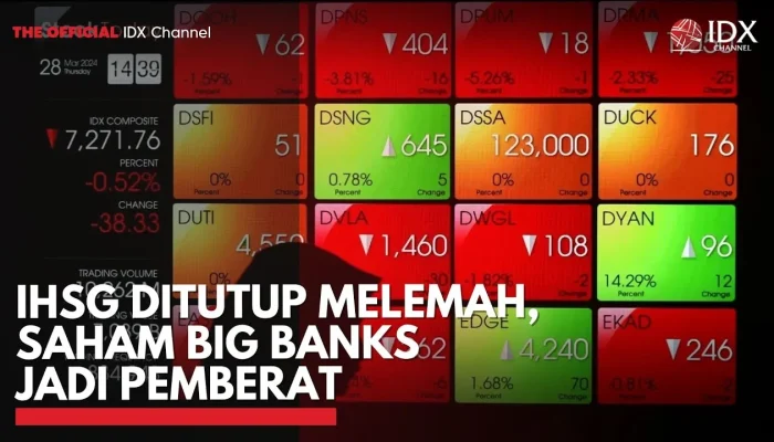 IHSG Ditutup Lesu di 5.886, Saham Big Caps Jadi Penekan