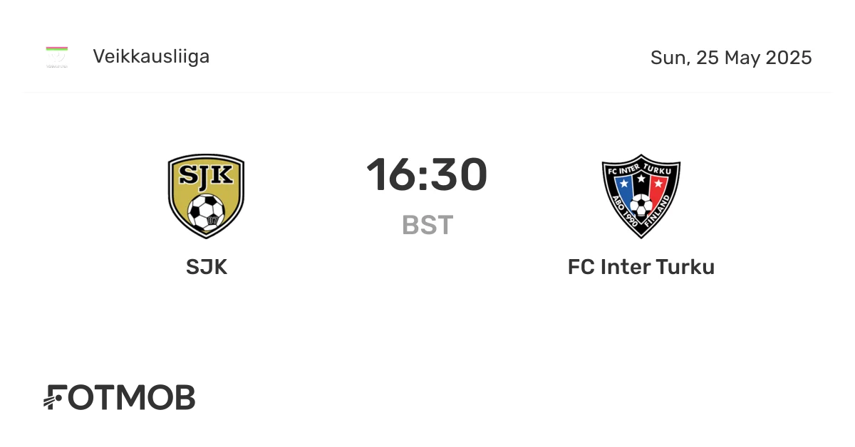Inter Turku vs SJK: Pertandingan Sengit di Veikkausliiga