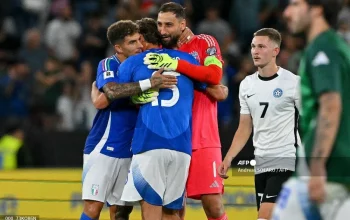 Italia Menang Atas Yunani Berkat Gol Tunggal Pio Esposito
