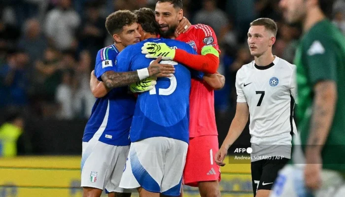 Italia Menang Atas Yunani Berkat Gol Tunggal Pio Esposito