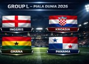 Jadwal Piala Dunia 2026: Grup L dan Grup K Siap Bertanding