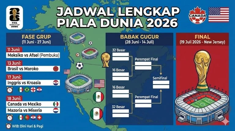 Jepang dan Brazil Siap Berlaga di Piala Dunia 2026