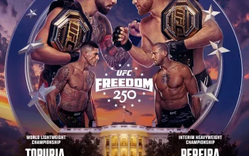 Justin Gaethje Menciptakan Sejarah dengan Mengalahkan Ilia Topuria di UFC Freedom 250