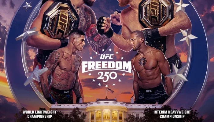 Justin Gaethje Menciptakan Sejarah dengan Mengalahkan Ilia Topuria di UFC Freedom 250